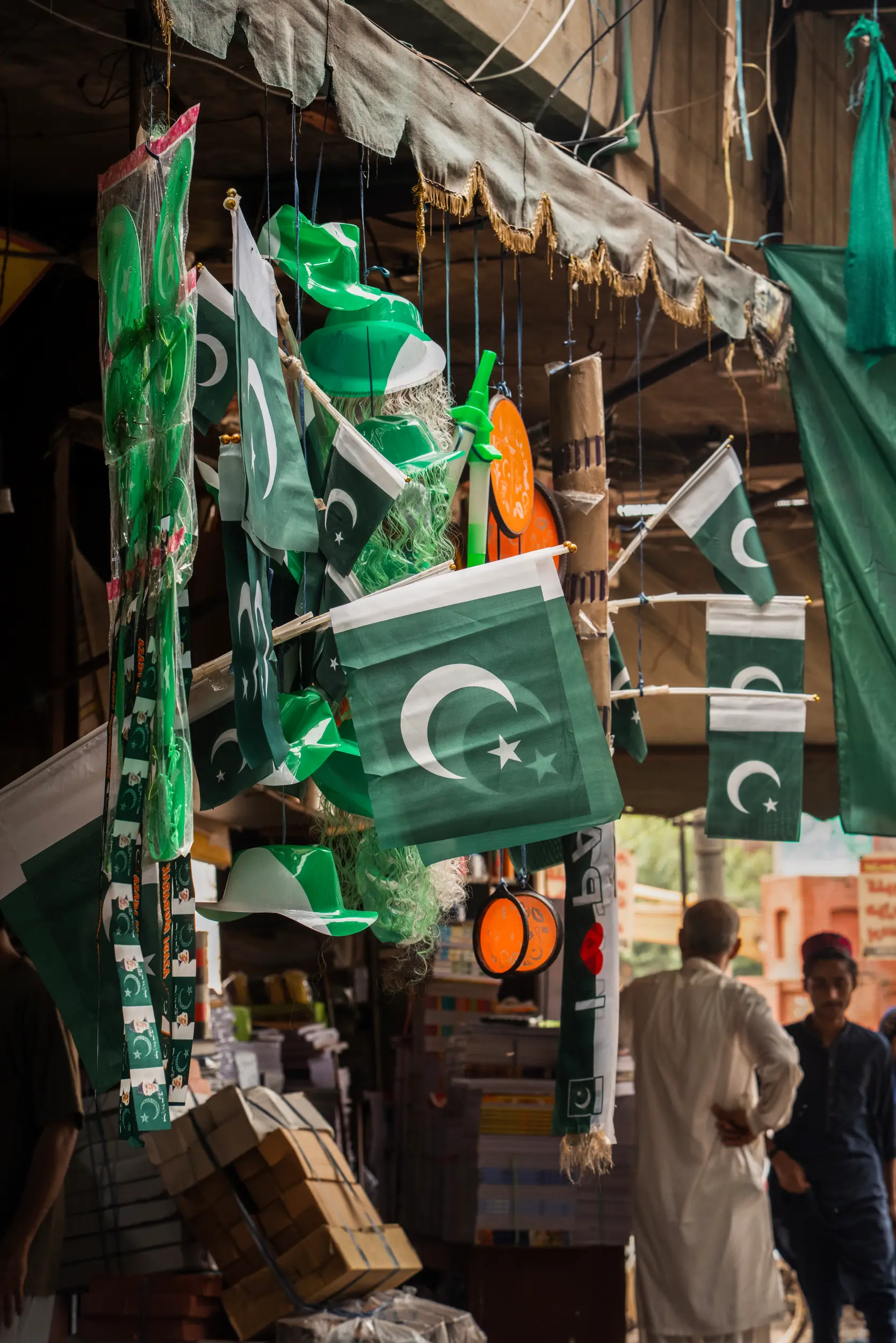 In Urdu Bazaar, the symbols of patriotism become commodities