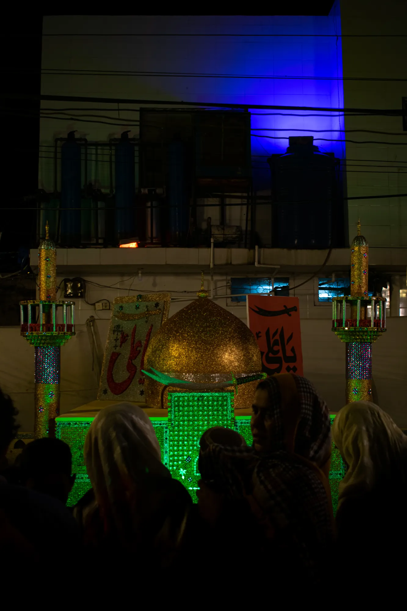 A model of the shrine of Hazrat Ali (RA)