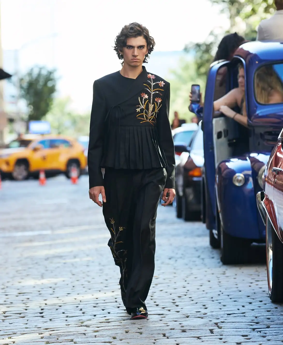 SS-27 THE OTHER AND I @nyfw LOOK 11 Tj (@tjmccloudjr) wears the angrakha inspired ensemble